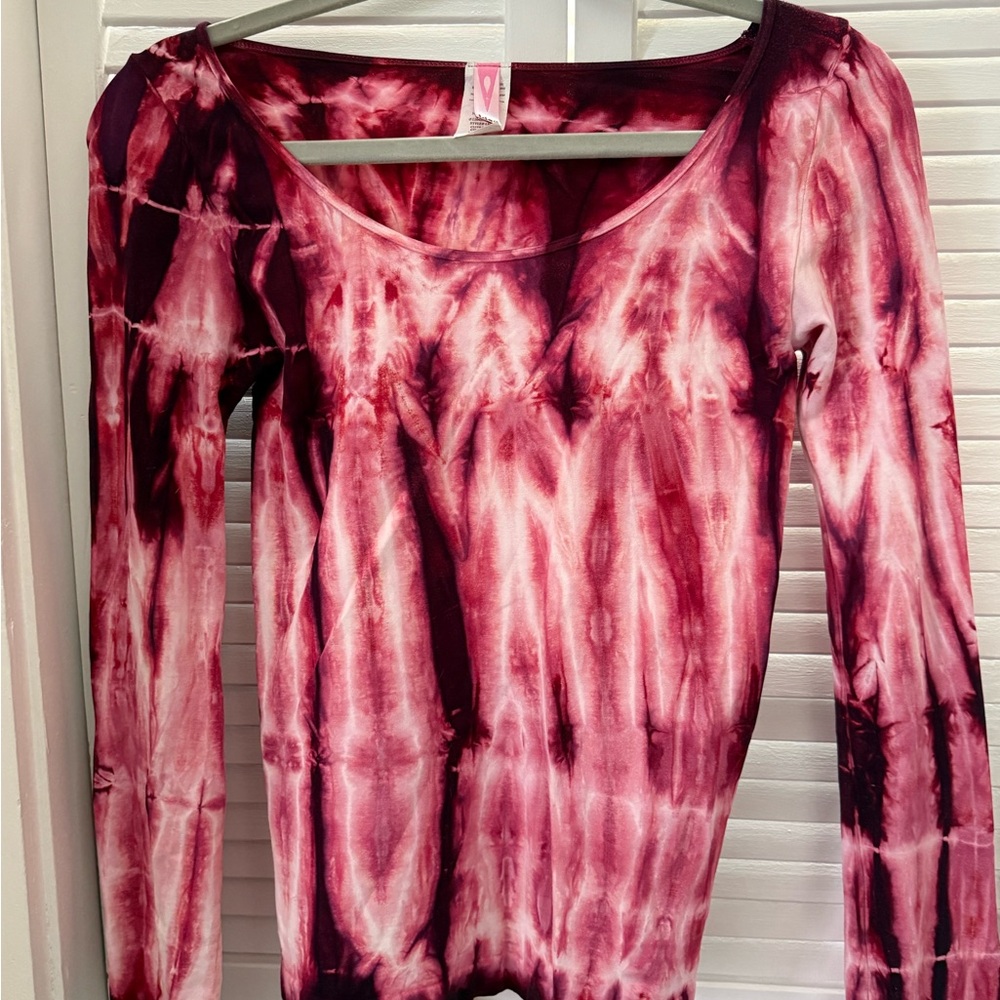 Tie-Dye Long Sleeve Top